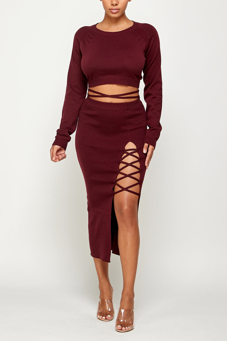 All Laced Up Skirt Set