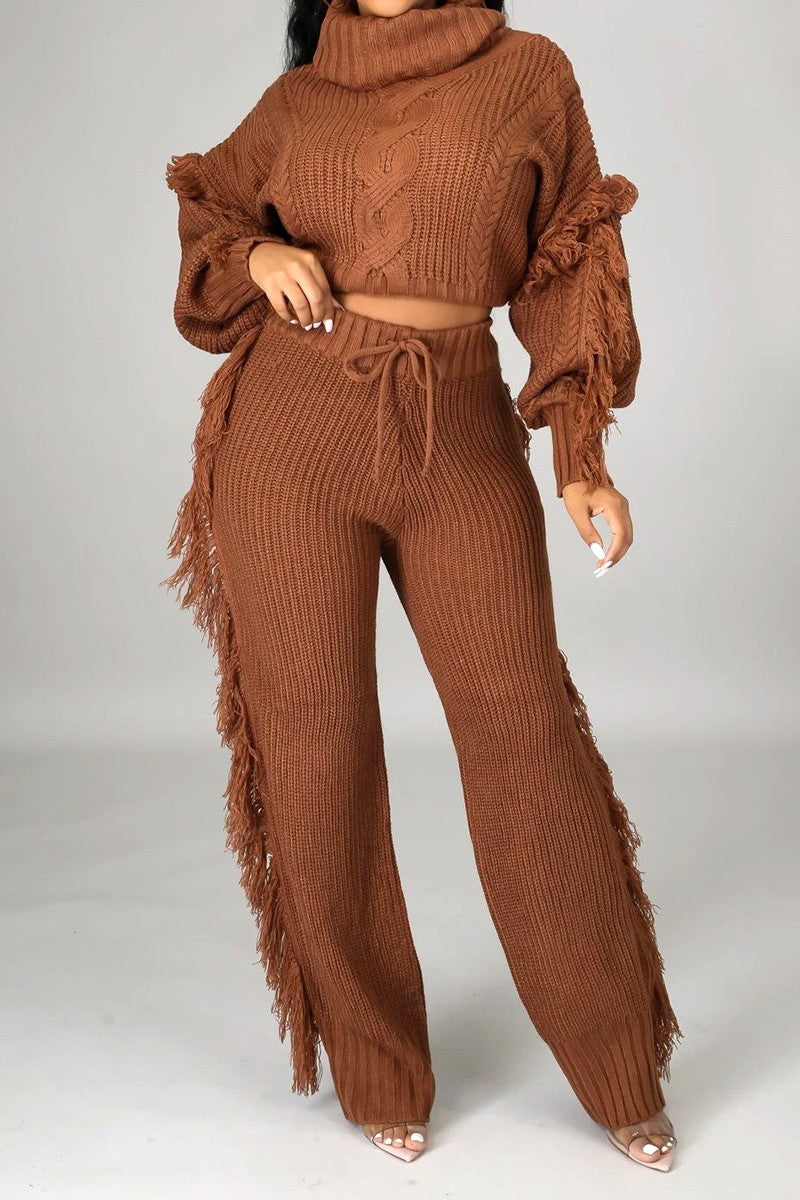 Fringe Me Sweater Set